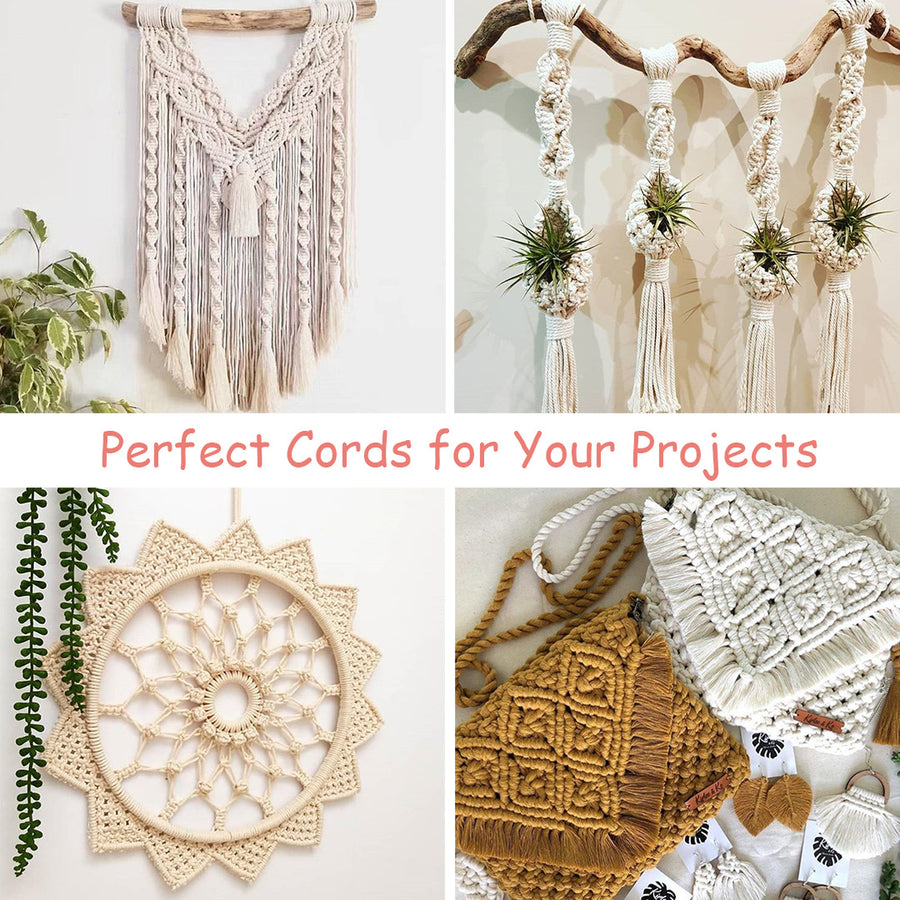 6mm Natural Color Macrame Cord